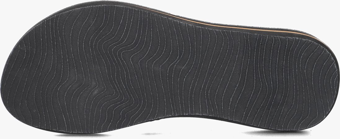 REEF zwarte reef teenslippers spring woven