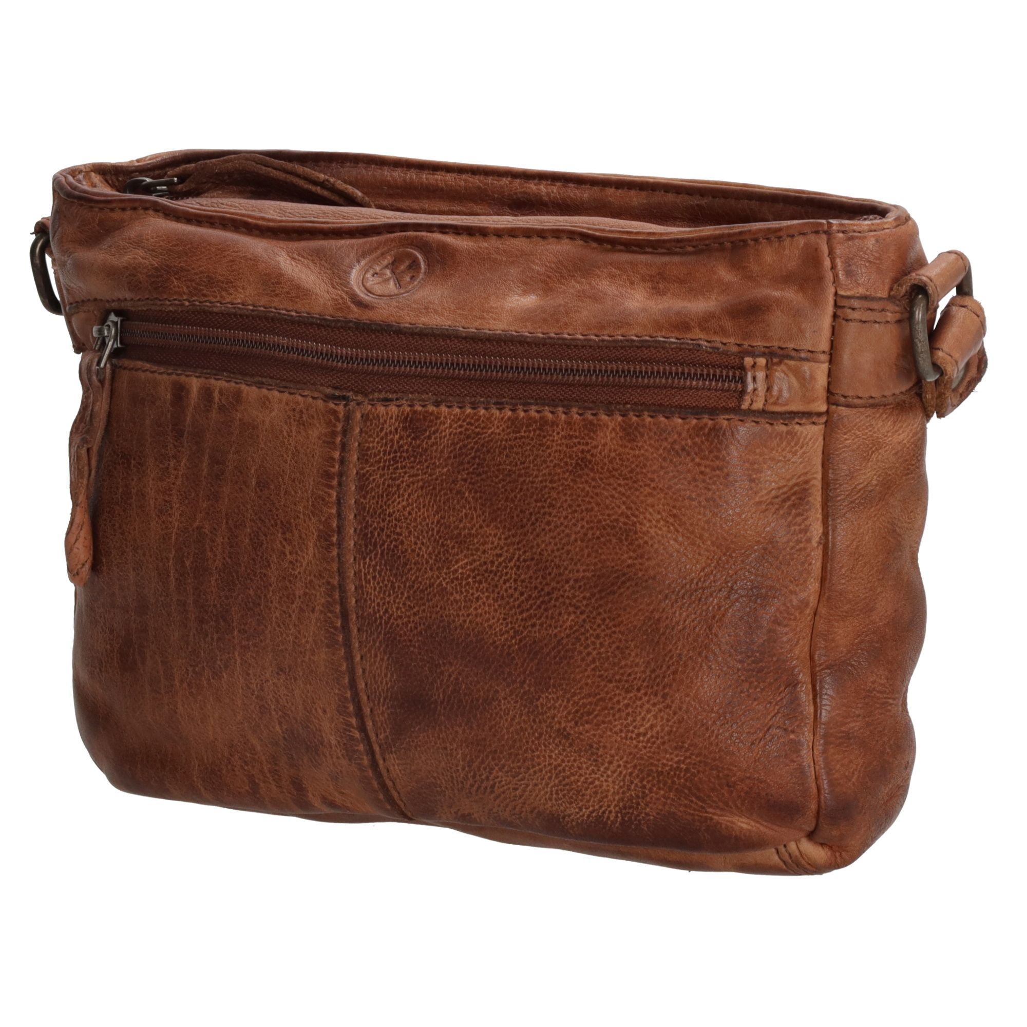 Hide & Stitches Paint Rock Schoudertas Cognac