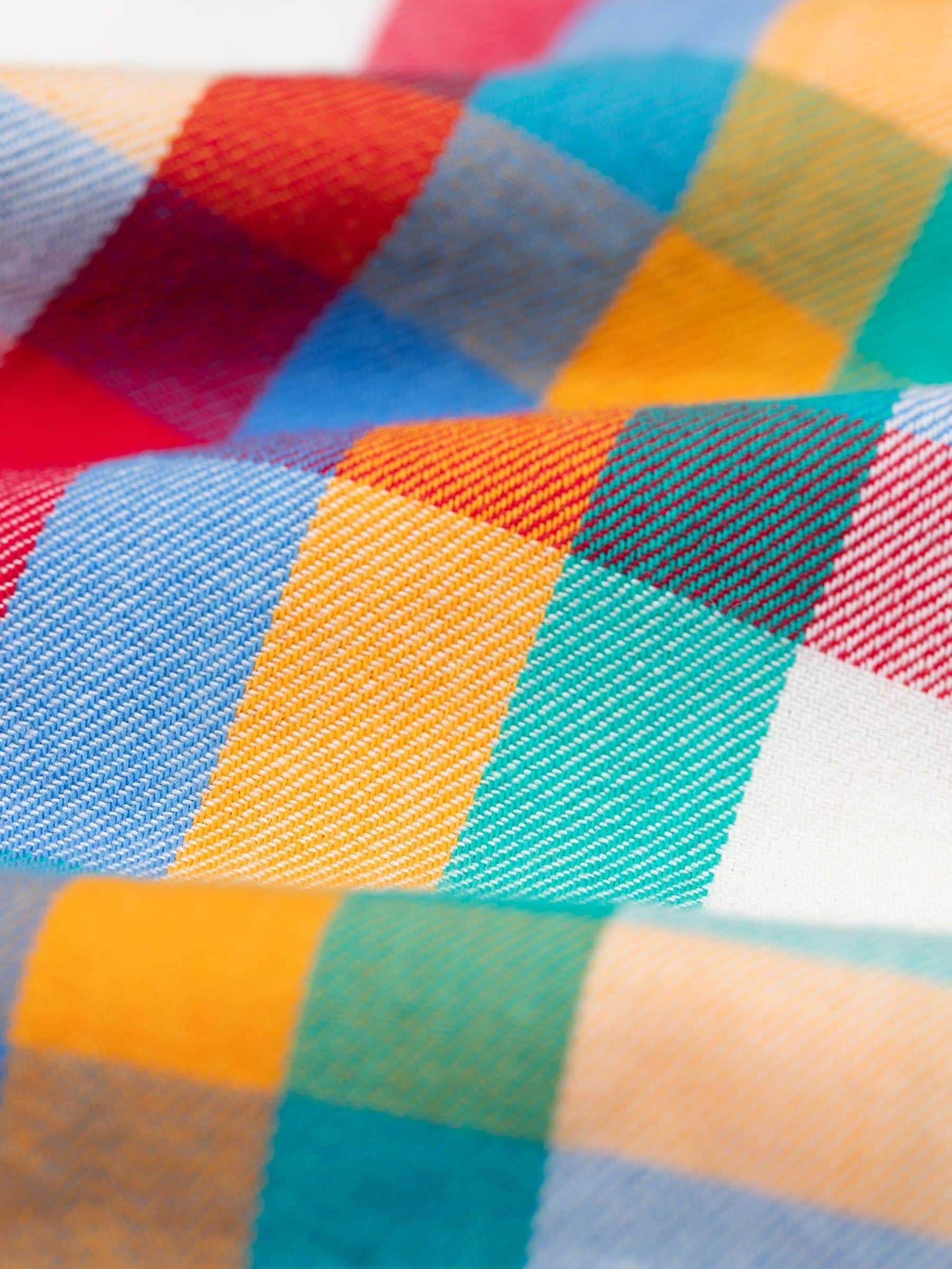 Frugi Blue Caden Check Christmas Pyjamas