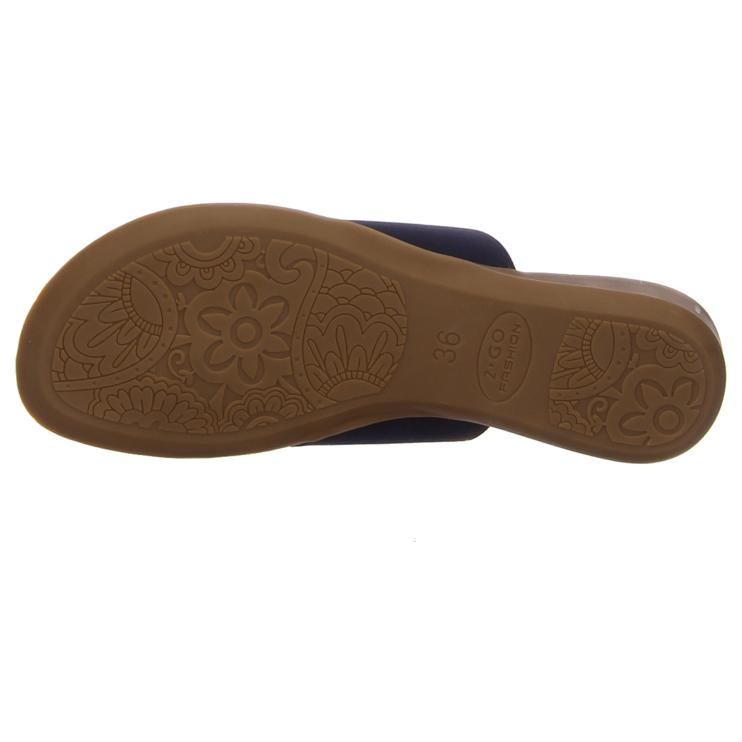 2 Go Shoe Zehentrenner blau blau