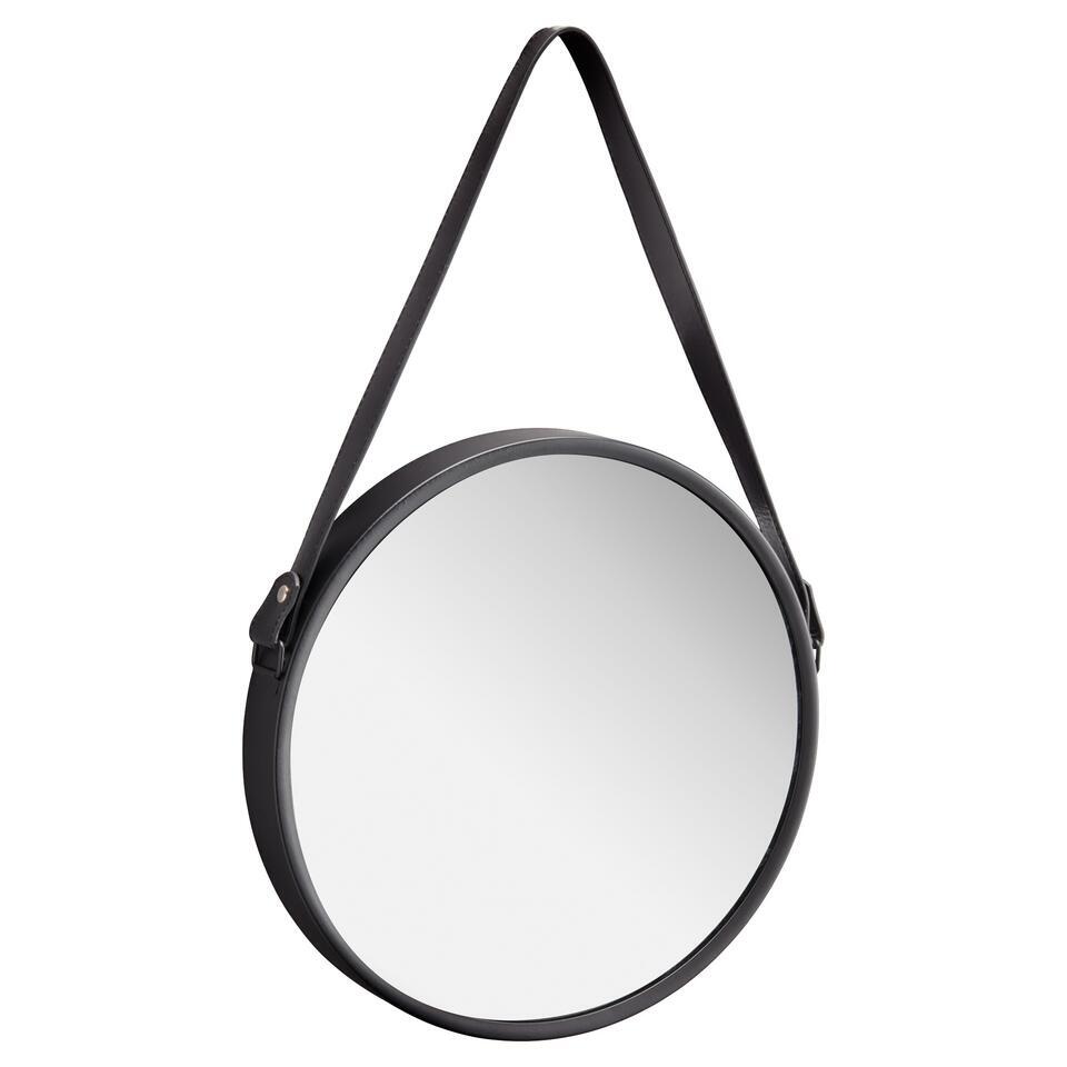 Spiegel Terlan Zwart 33 cm