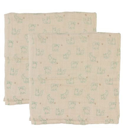 Pippi Spucktücher - 6er-Pack - 65x65 cm - Mandel
