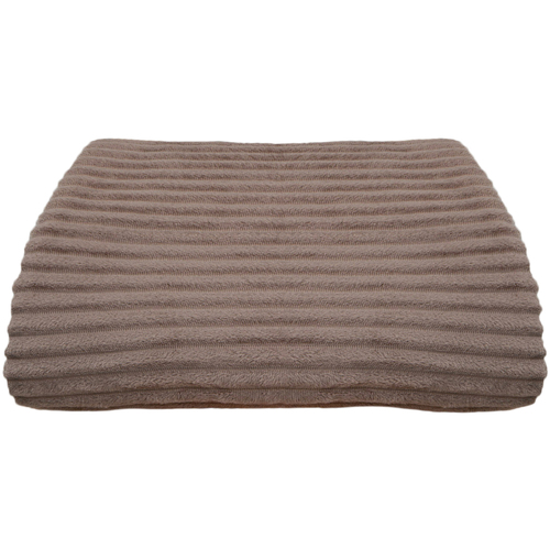 Admas - Manta escocesa de interior Jacquard Marrón
