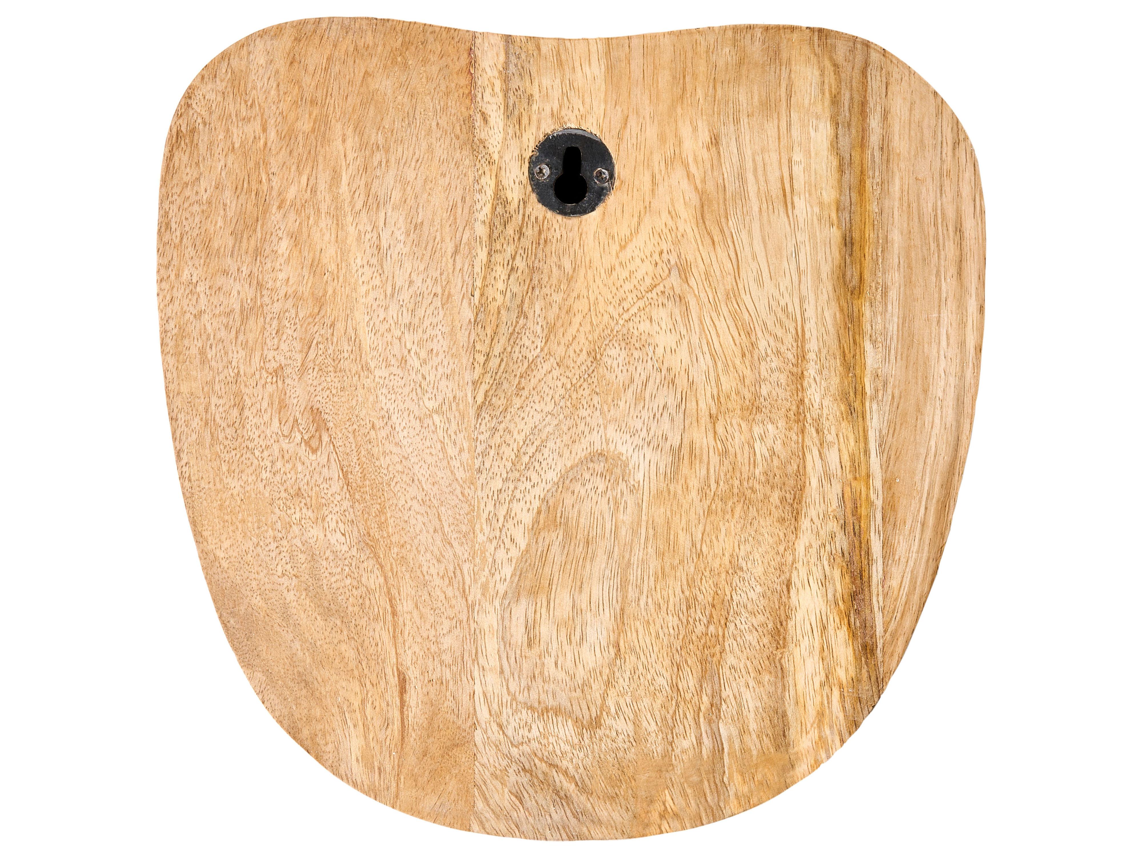 Wanddecoratie Gezicht KATSINA Mangohout 22 cm Rood