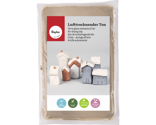 Lucht drogende klei, 500 g, wit