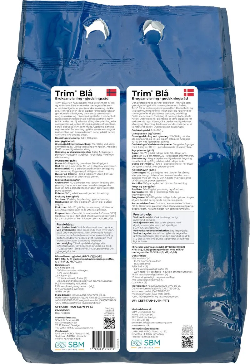 Trim® Blå - 8,75kg