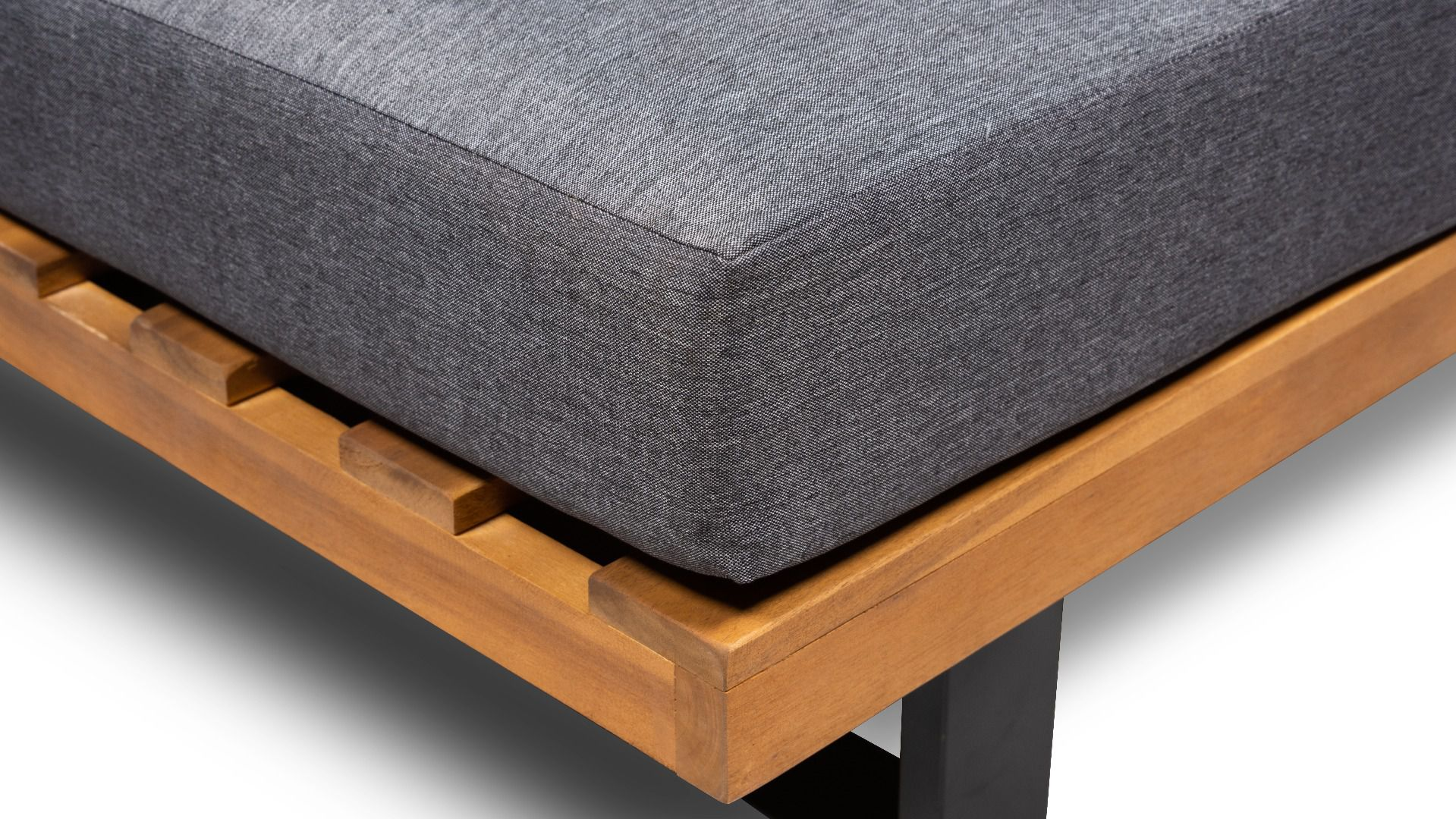 Loungeset Basten Antraciet/bruin