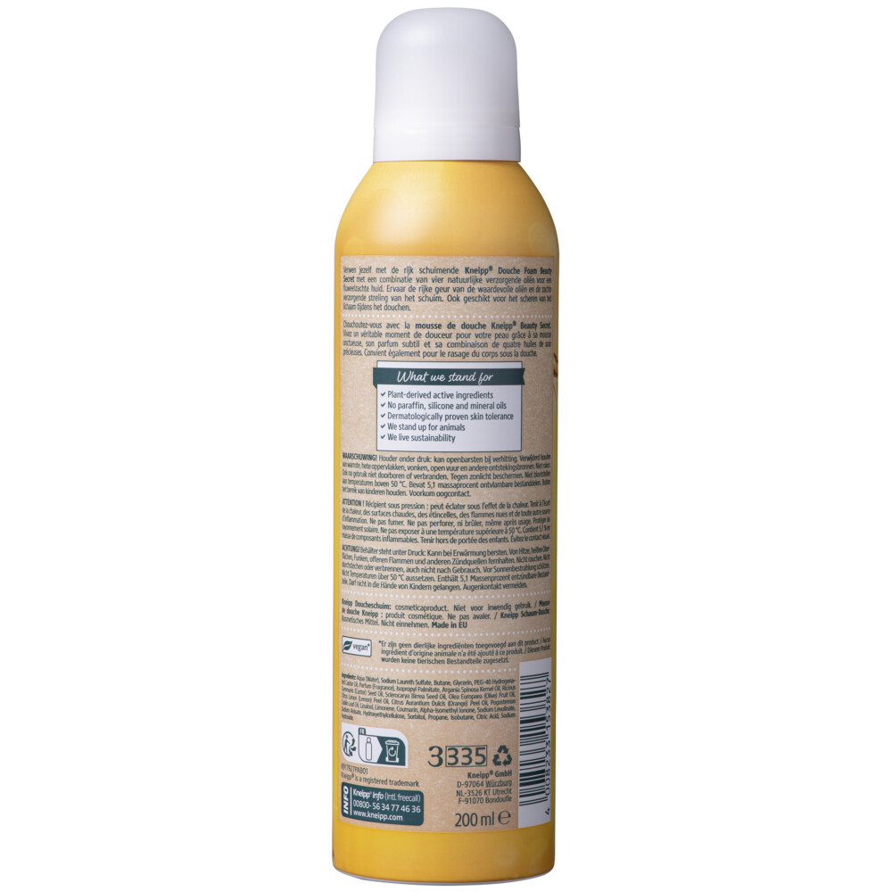 6x Kneipp Douche Foam Beauty Secret200 ml
