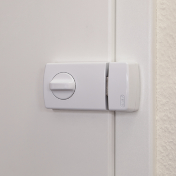 Abus bijzetslot wit