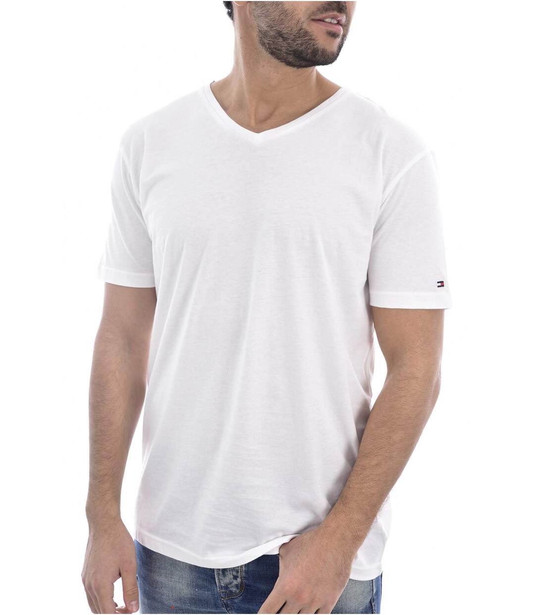 Lot de 2 Tee shirts coton uni  -  Homme - Tommy Jeans