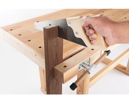 Werkbank van beukenhout, 1600x870x600 mm