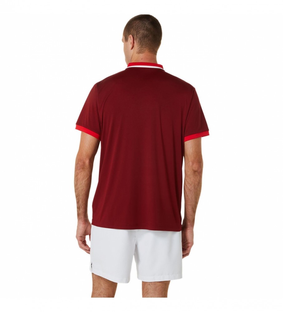 Asics Polo Court vermelho