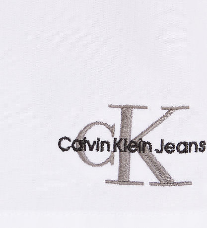 Calvin Klein Hemd - Monogramm aus - Bright White