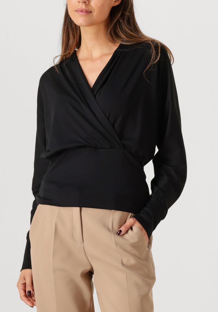 zwarte marc cain collection blouses zc 48.18 j14
