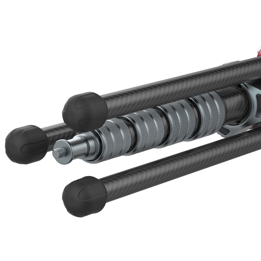 (194cm) Karbonfaser Foto / Video Tripod Stativ Halterung für DSLR Kamera / GoPro / Insta360   1/4