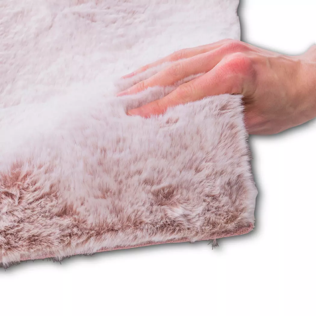 Fellteppich Imitat Melange 70 x 140 cm