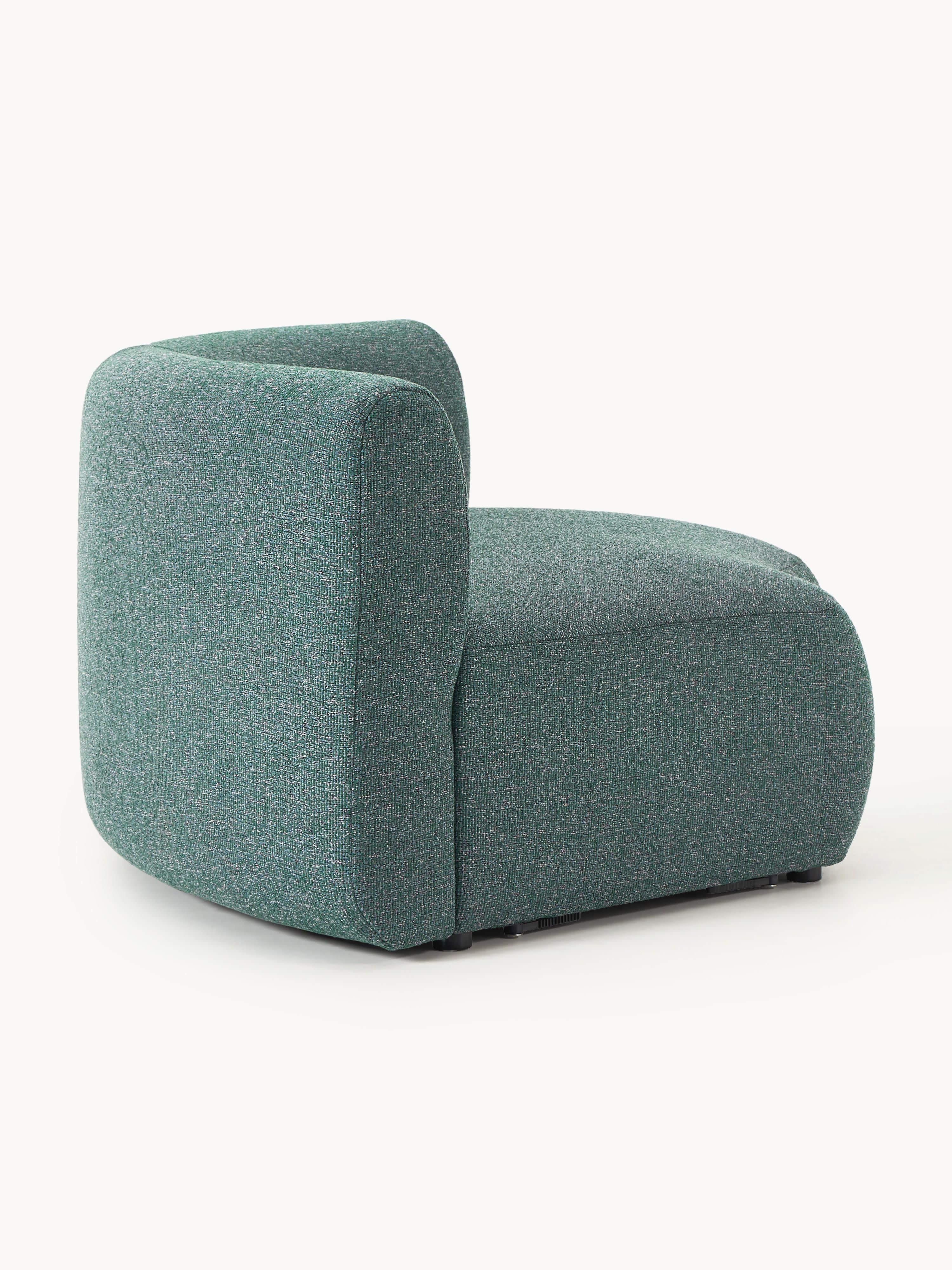 Ronde bouclé hoekmodule Sofia