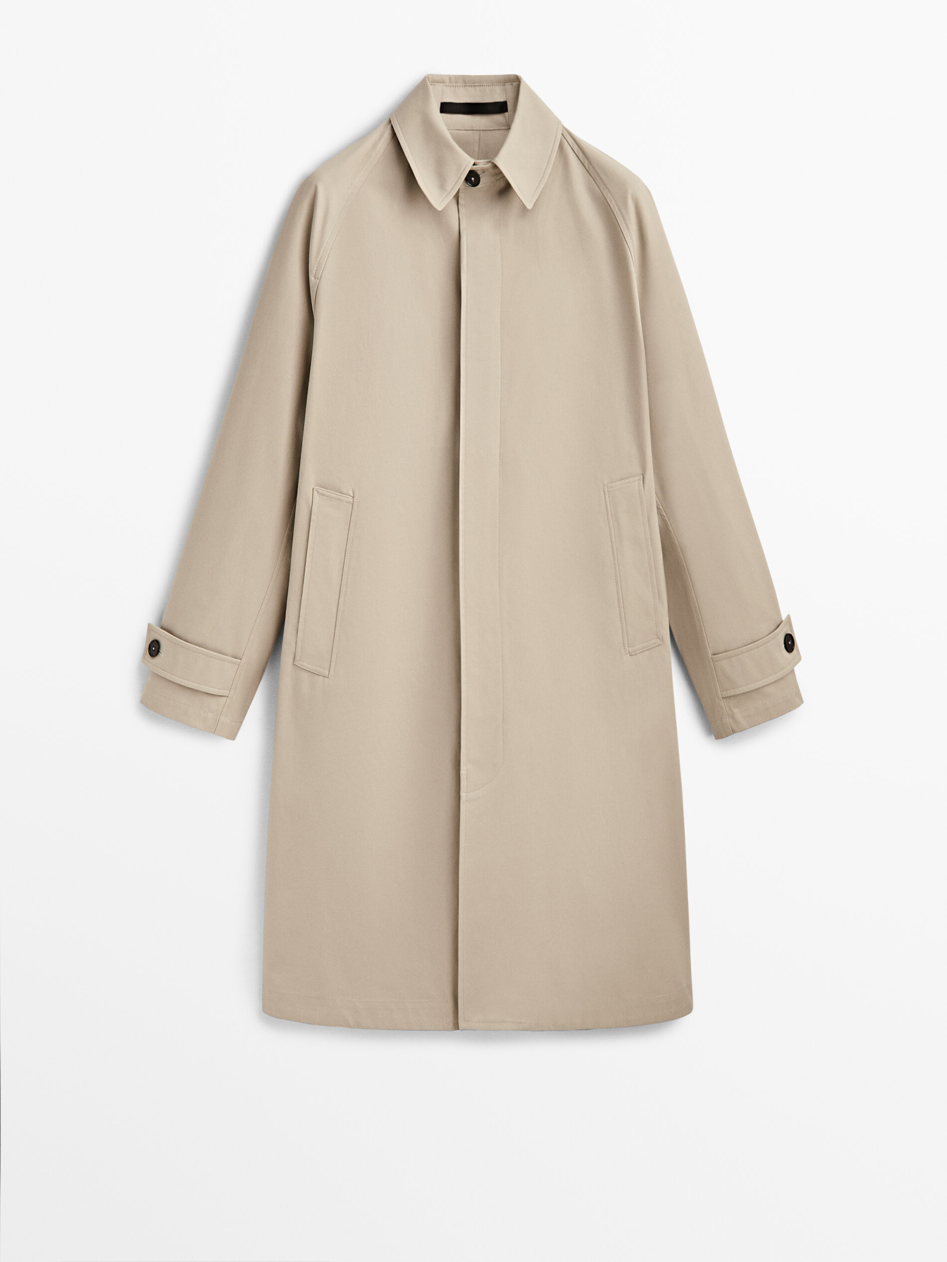 Trench coat volumoso em algodão - Studio - ARENA