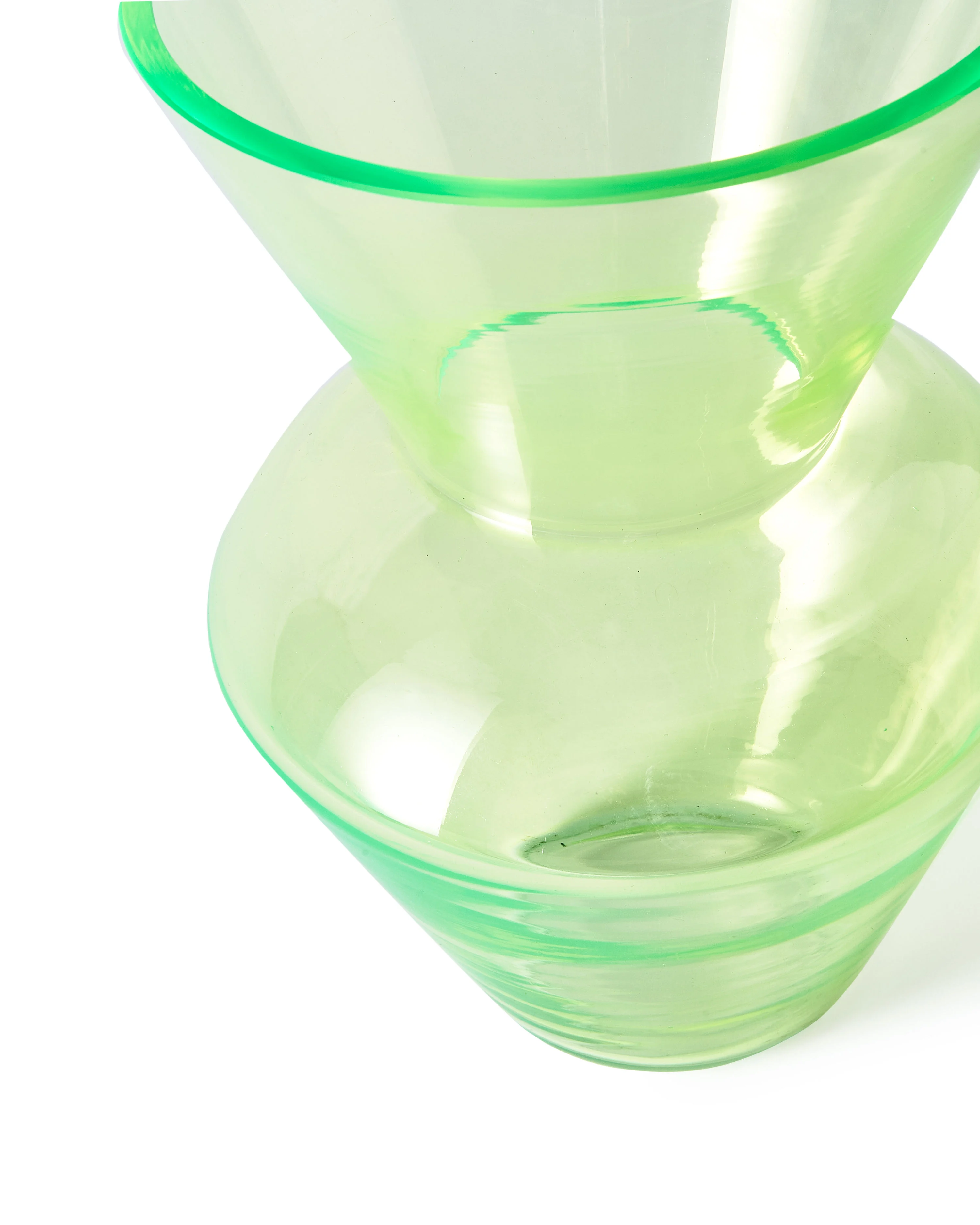 FAT NECK - Vase verre | Vert