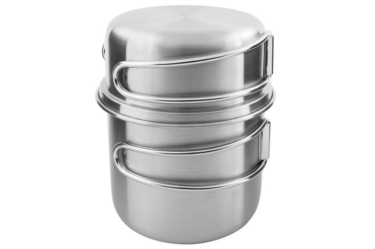 Tatonka Handle Mug 500 Set 4172-000 Stainless, drinkbeker met deksel