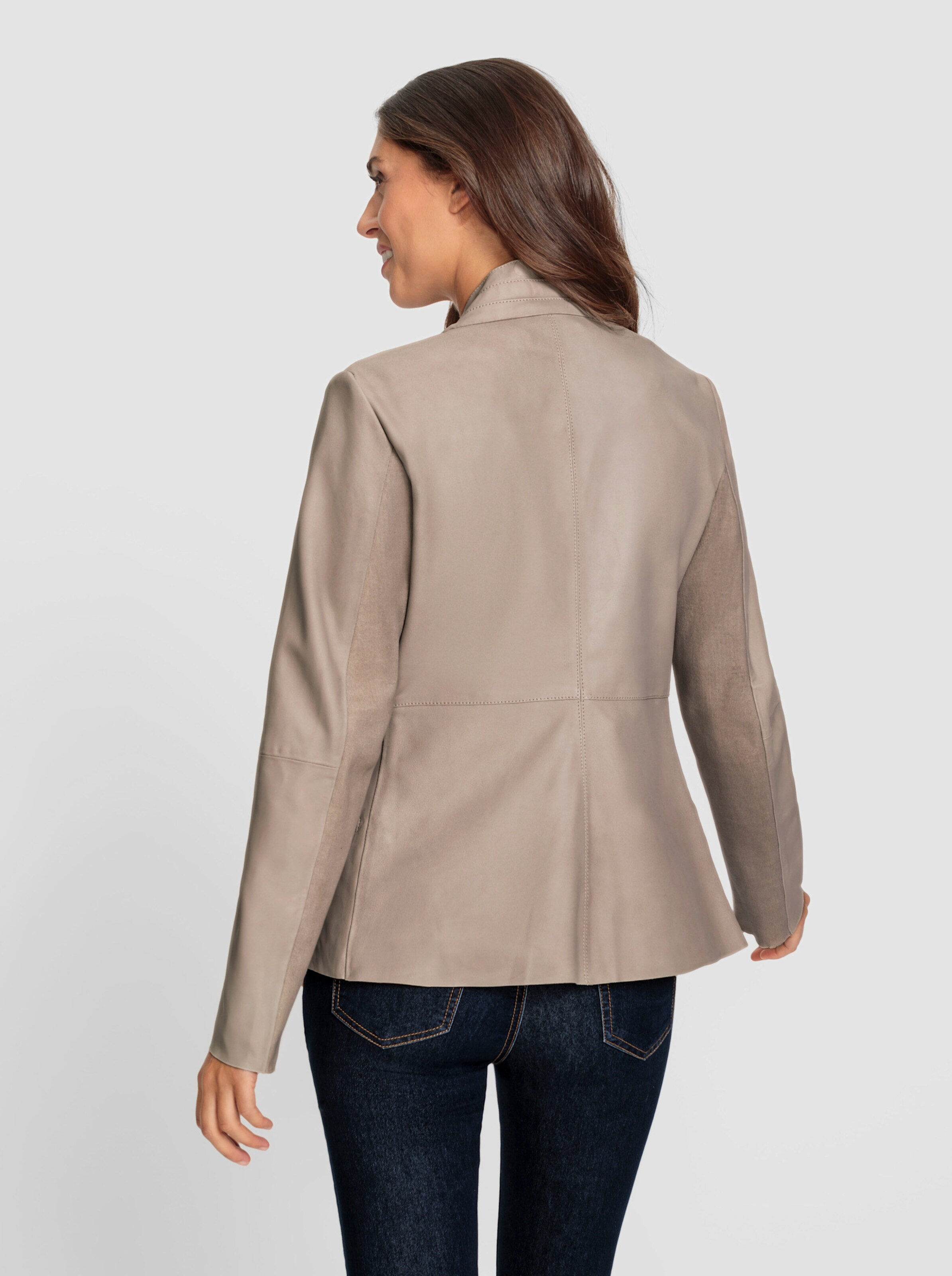 Leder-Jacke