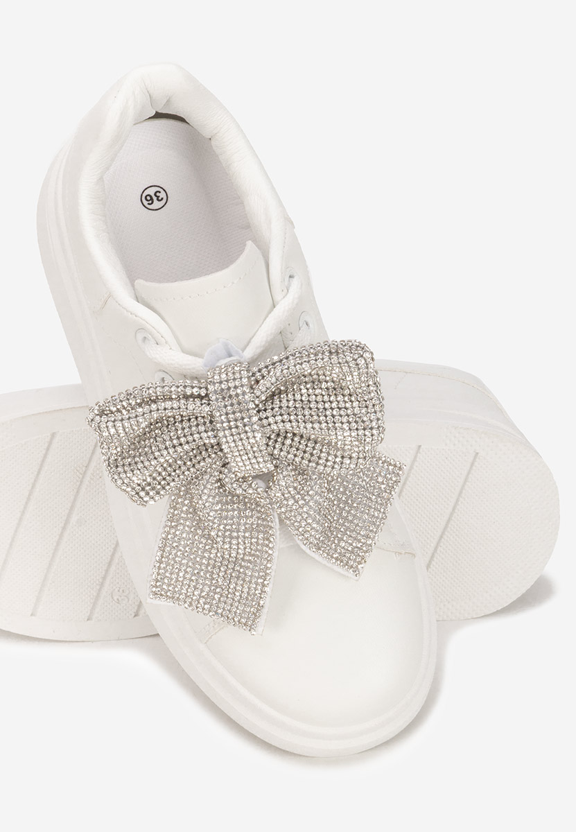 Baskets à plateforme blancs Anitta