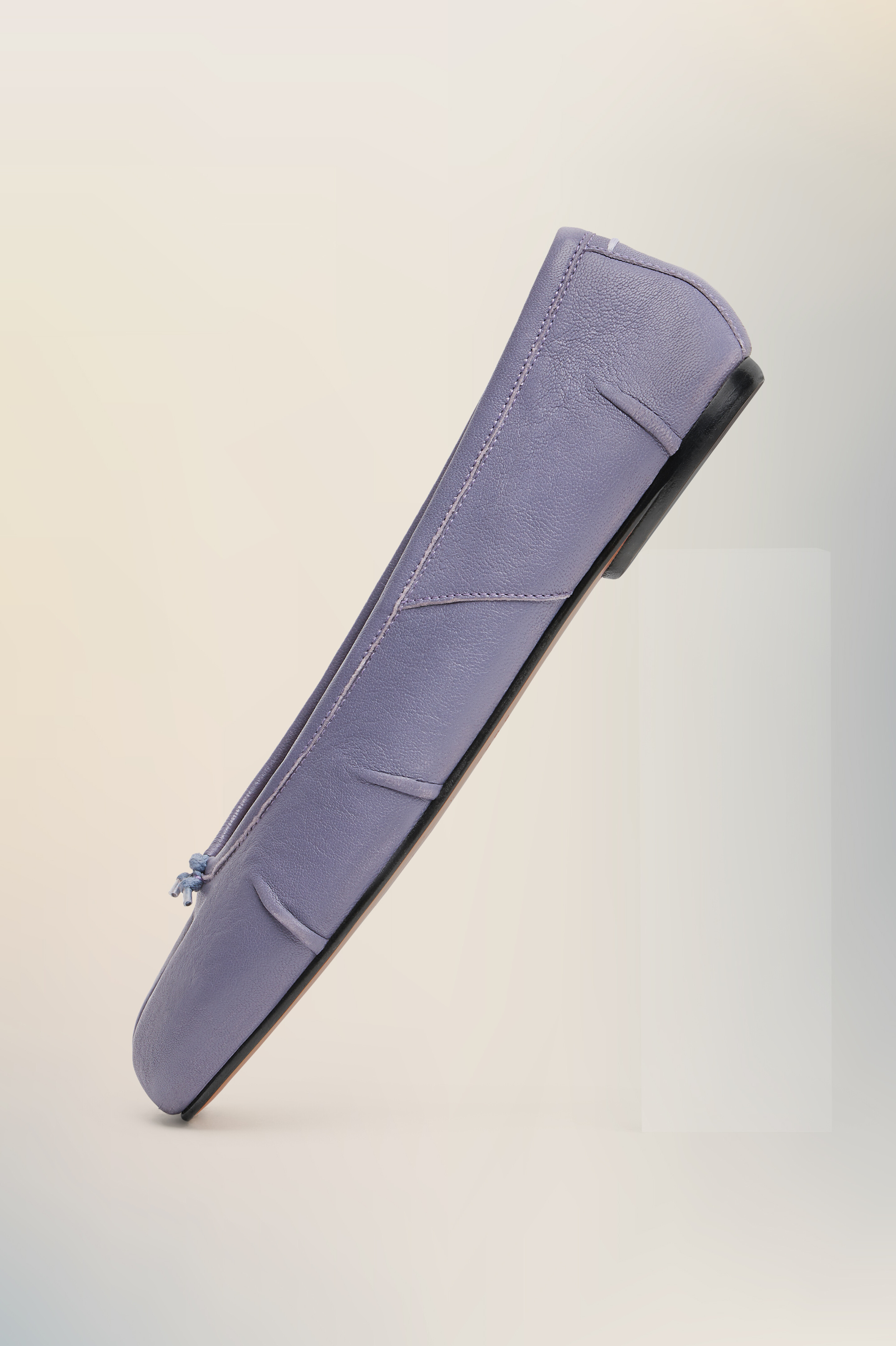 Nouvelles ballerines Tabi bleues en cuir pour femme Bleu poudre
