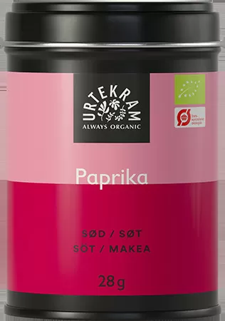 Urtekram Paprika Sød Ø - 28 g.