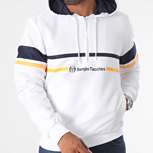 Veste Capuche Col Zippé Frannie 40132 Blanc