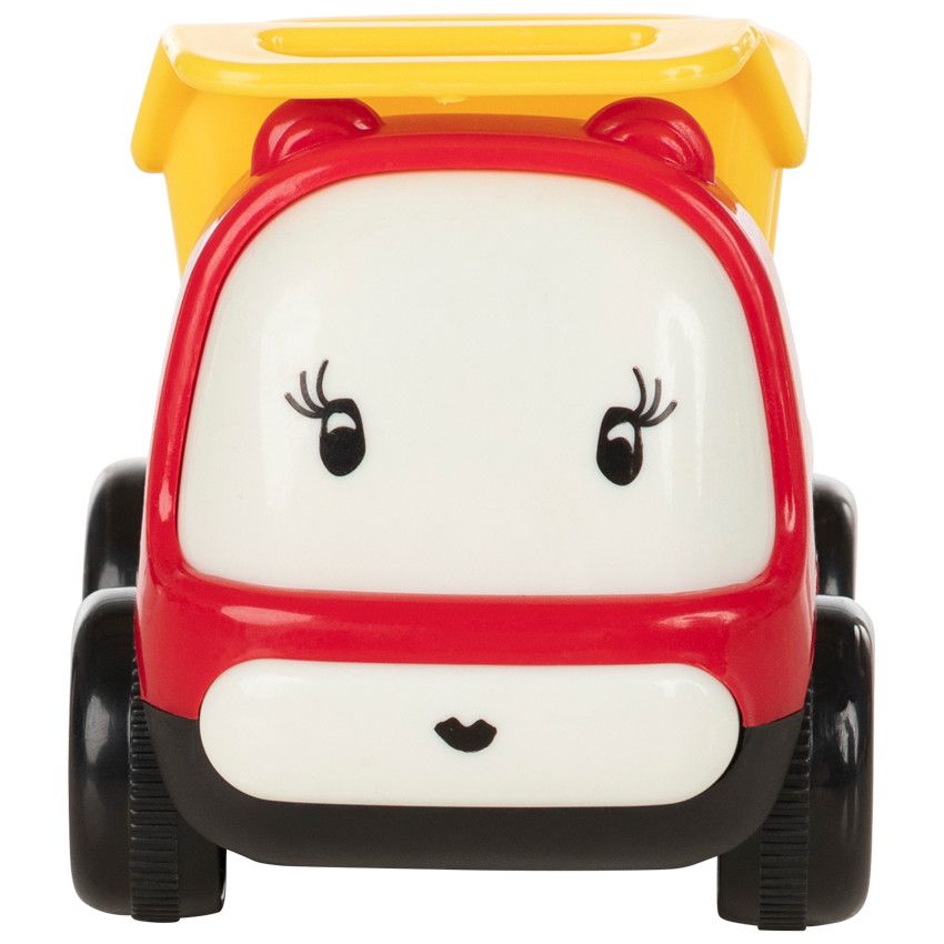 Jouet 1er âge petite voiture Vroumpiz - Rouge - Ecru