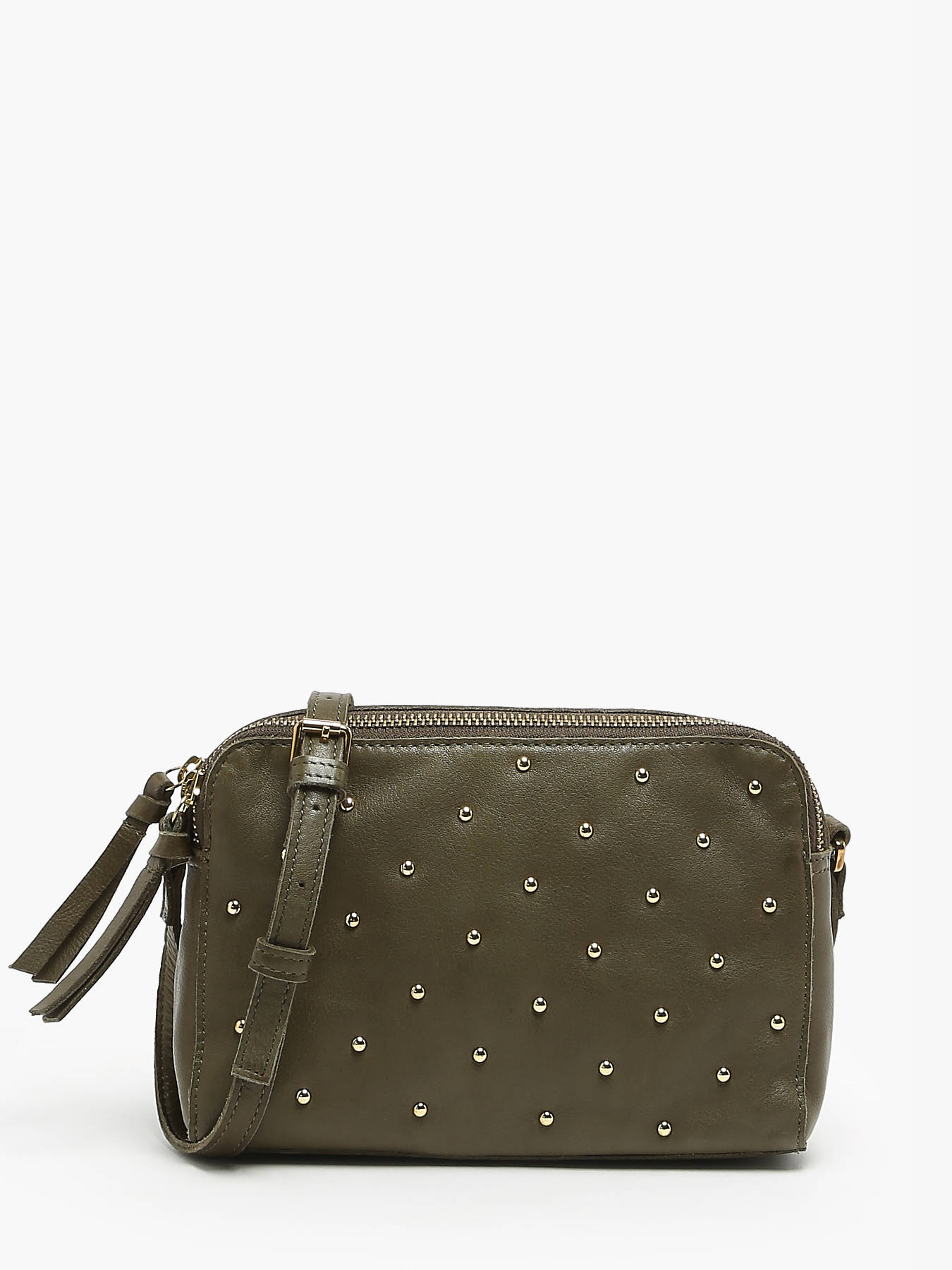 Sac bandoulire Ajina cuir PIECES