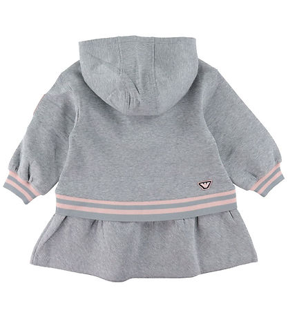 Emporio Armani Kjole - Gråmeleret m. Rosa