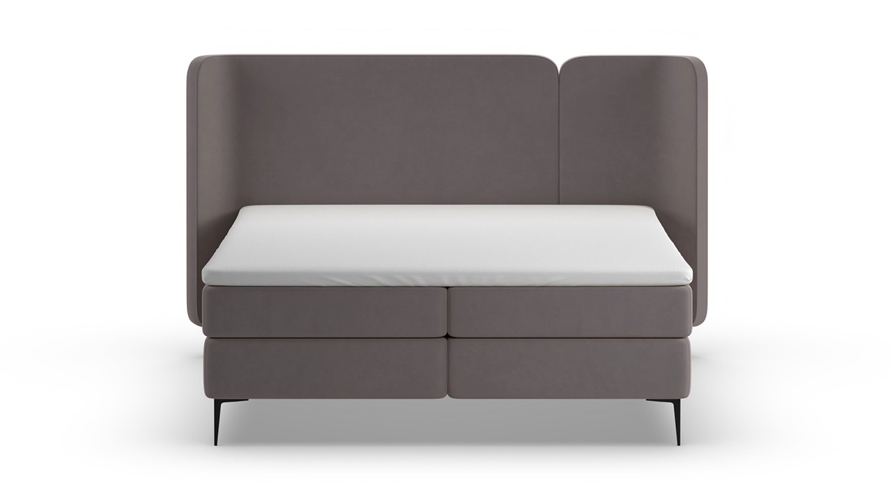 Boxspring Mesa - Warm wool dark grey