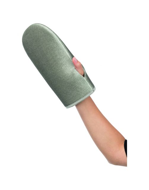 Trixie Pluizen-Handschoen. Dubbelzijdig - Anti-haar borstel - Grijs