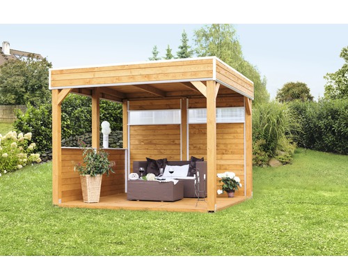 SKAN HOLZ Toulouse wandlampstrip, 270 x 207 cm, naturel