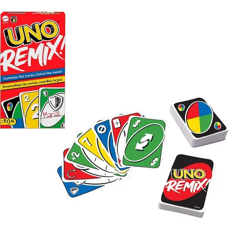 Mattel Games UNO Remix individuell gestaltbares Kartenspiel