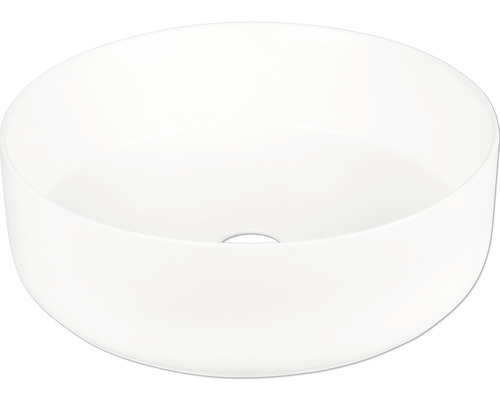 Verschil opzetwastafel Mira 36,5 x 36,5 cm wit mat 38.010.53