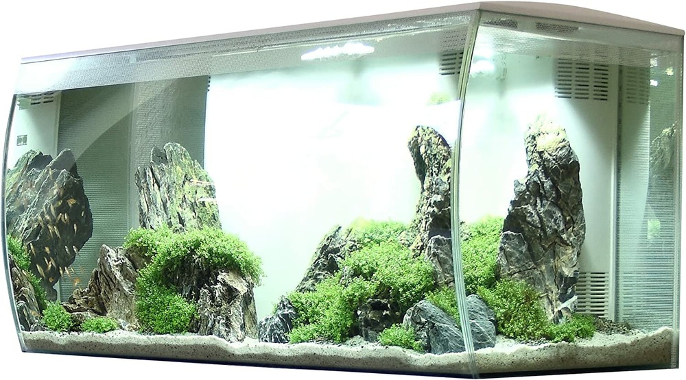Aquarium d'eau douce blanc flex 123l