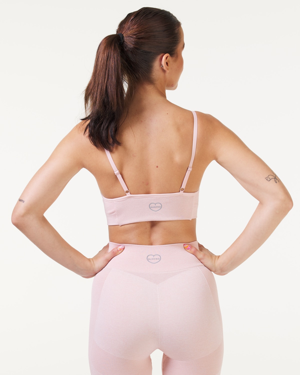 Bumpro Power Up! Bra Pink Melange