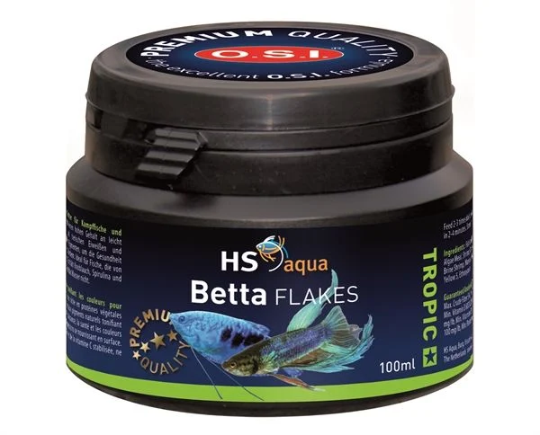 Betta Flakes | Kleur- en vlokkenvoer voor kempvissen