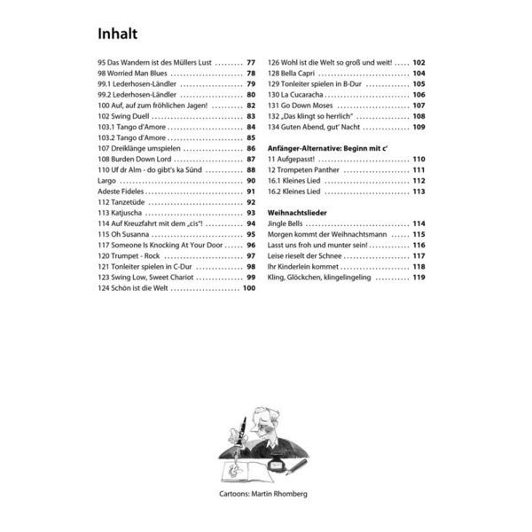 Hage Musikverlag Trompeten Fuchs Klavierbuch