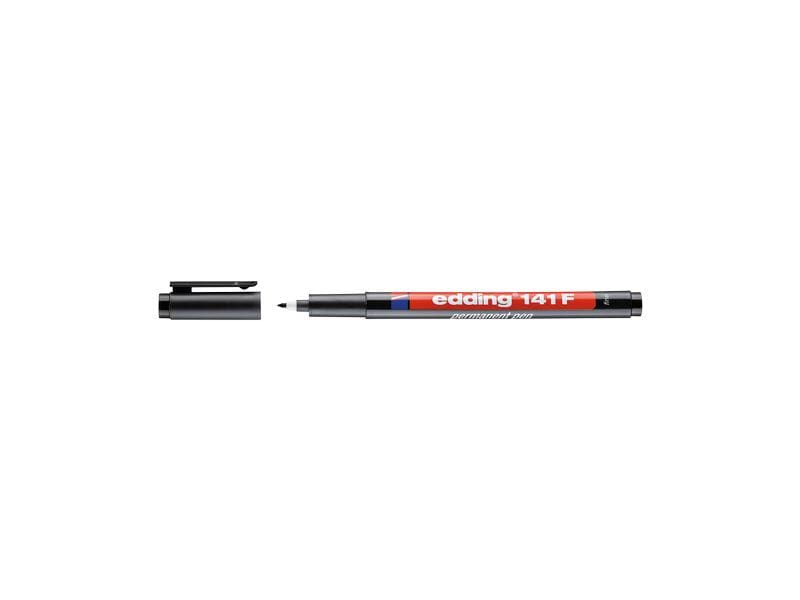 edding Permanent-Marker OHP F, 0.6 mm, Schwarz Permanenter Folienschreiber