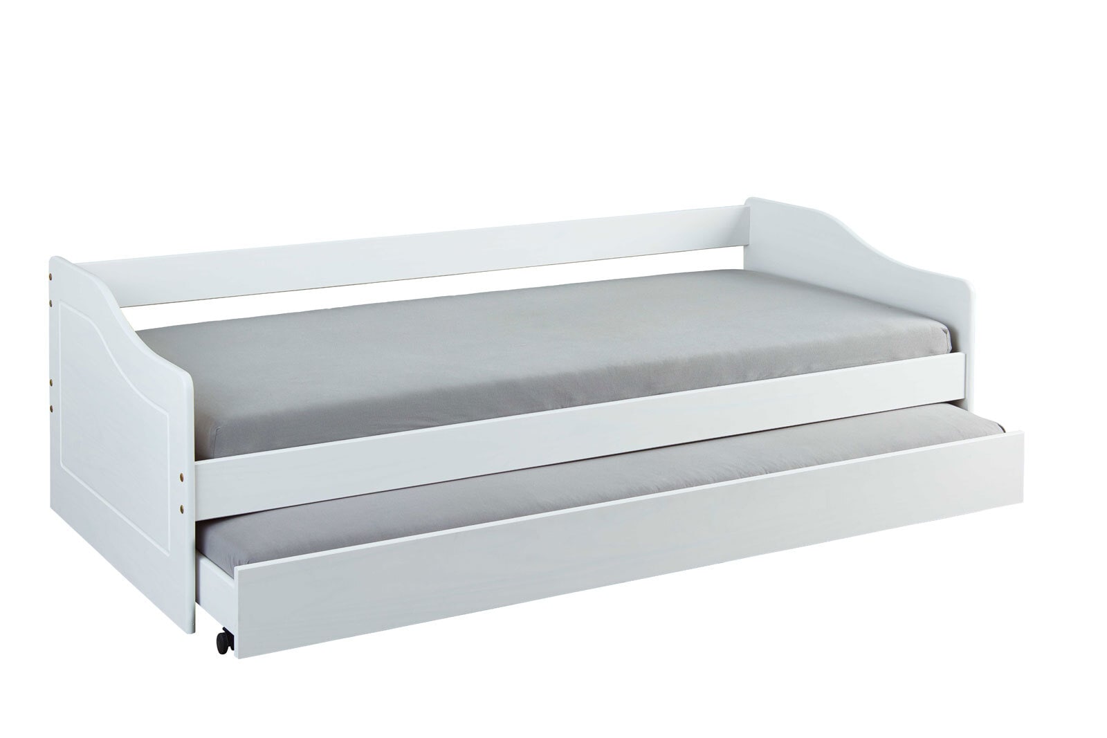 Stauraum-/Funktionsbett DAN 90 x 200 cm weiß