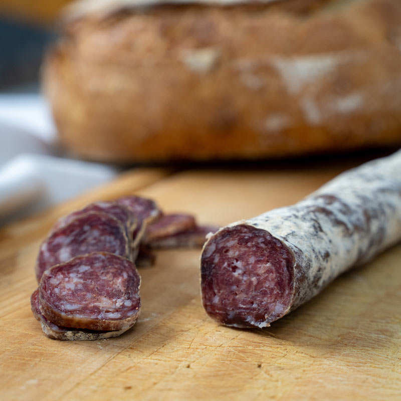 Saucisson de sanglier sauvage nature