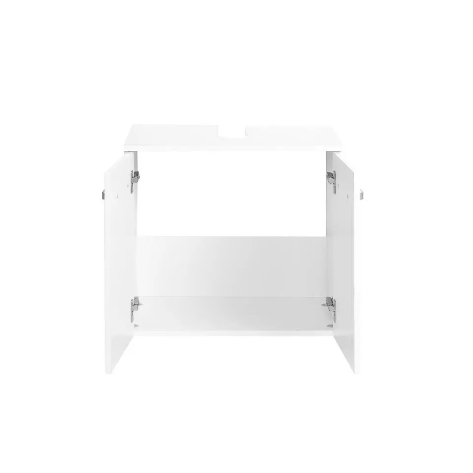 Wastafelonderkast Bobbi 60cm 2 deuren - wit