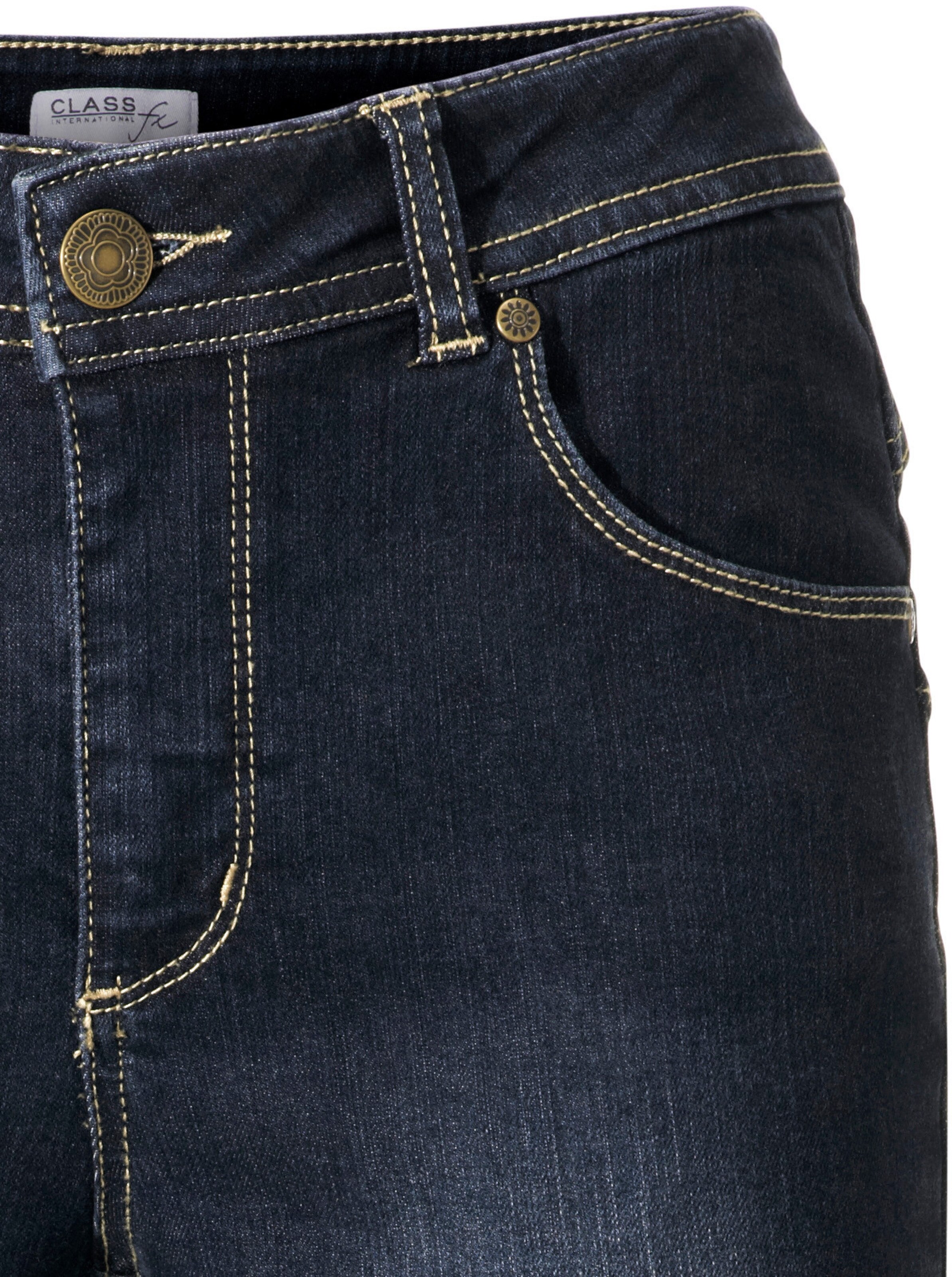 heine Bauchweg-Jeans in dark denim