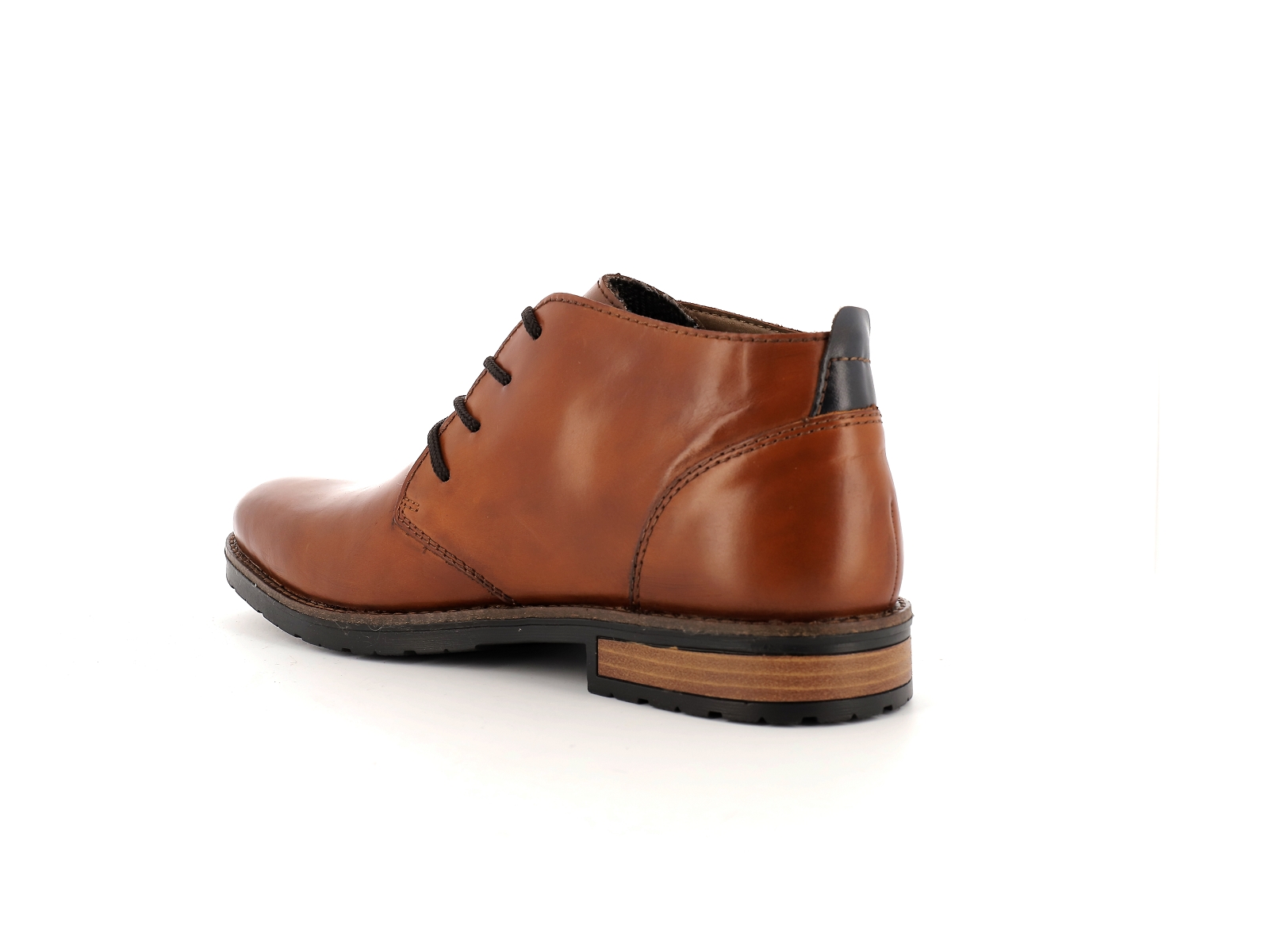 Rieker-14610 Cuir Cognac