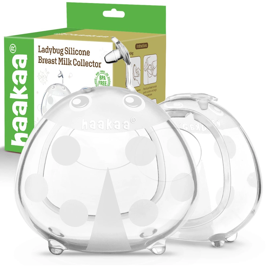 haakaa® Milchauffänger Marienkäfer, 75ml 2er Set