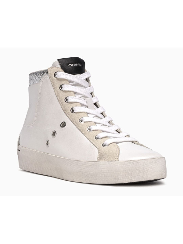 Sneakers HIGH TOP HERITAGE White - Crime London