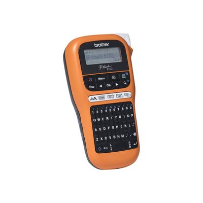 Brother P-Touch PT-E110VP - imprimante d'étiquettes monochrome - impression par transfert thermique